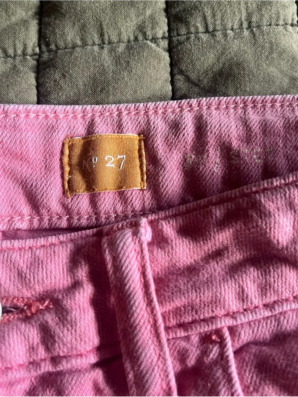 Anthropologie Denim Pilcro and Letterpress cuffed shorts in Pink 27